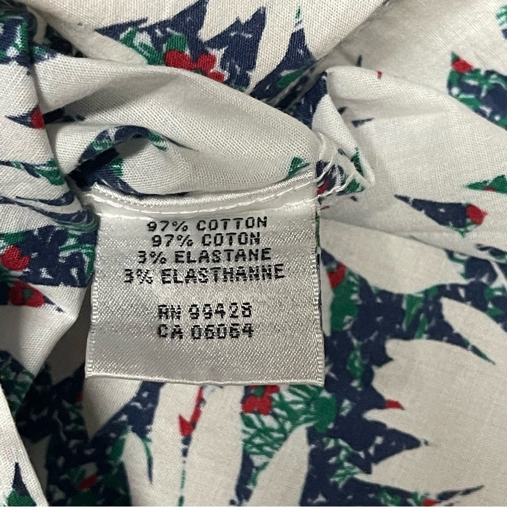 Bugatchi Mens XXL Short Sleeve Button Down Shirt Abstract Pattern Classic Fit - Picture 5 of 8